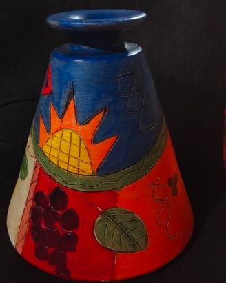 Vaso artistico in ceramica 