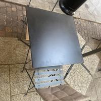 tavoli e sedie pieghevoli ferro battuto