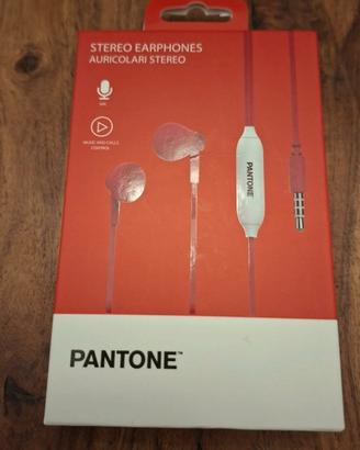 Auricolari rossi Pantone NUOVI
