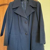 cappotto blu donna elegante