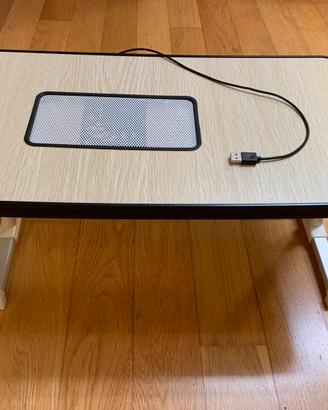 Tavolino per PC con ventola di raffreddamento