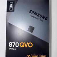 Samsung 870 QVO 1TB 2,5" SATA III SSD Interno