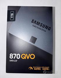 Samsung 870 QVO 1TB 2,5" SATA III SSD Interno