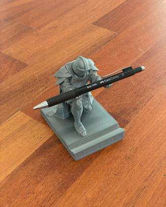 Portapenne Cavaliere in Armatura - Stampato in 3D
