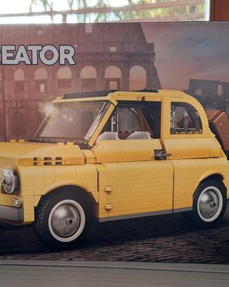 Lego 10271 fiat 500 gialla sigillata