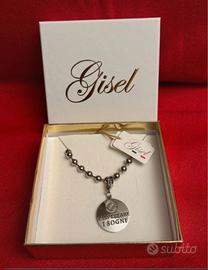 Braccialetto Gisel in acciaio con ciondolo