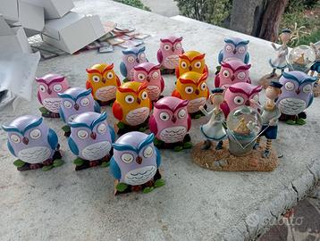 gufetti salvadanaio e segnalibri ricamati a