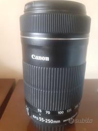 Obiettivo canon EFS 55-250