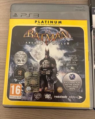 🎮 Batman Arkham Asylum PS3 – Gioco completo