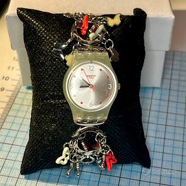 🦋 Swatch Lady "Farfalla" (2004) - Raro con Charms