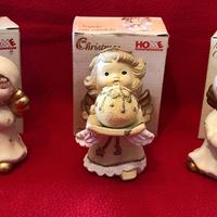 ANGELI NATALIZI PORTACANDELA CON SCATOLA