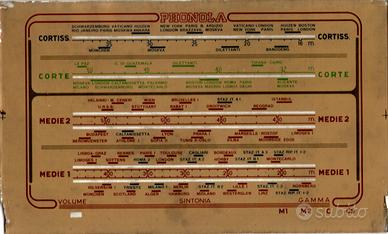 Scale parlanti per apparecchi radio d'epoca