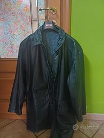 cappotto in pelle