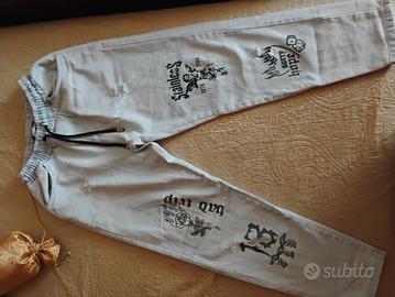 pantaloni con elastico jeans 