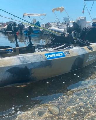 kayak hobie compass con eco e pinnette retromarcia