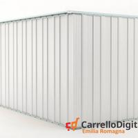 Deposito attrezzi giardino 175x307cm 5,4mq bianco