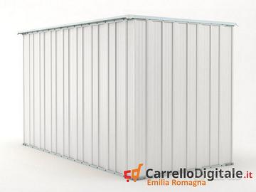 Deposito attrezzi giardino 175x307cm 5,4mq bianco