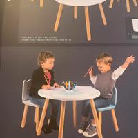 Tavolino e due sedie legno Janod