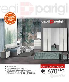 Camera da letto moderna- 3 colori a scelta