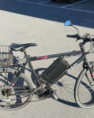 Bicicletta elet motore centrale bafang