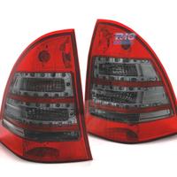 FANALI MERCEDES CLASSE C W203 00-07 LED ROSSO BIAN