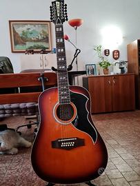 EKO Ranger XII VR EQ Honey Burst Chitarra 12 corde