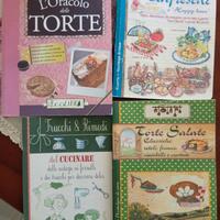 Lotto Libri 4Pz Ricette Torte Antipasti Rinfreschi