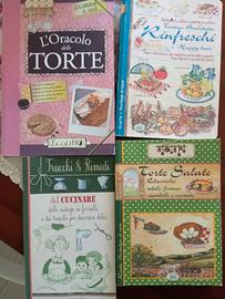 Lotto Libri 4Pz Ricette Torte Antipasti Rinfreschi