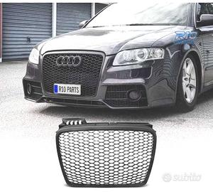 GRIGLIA AUDI A4 B7 04-07 LOOK RS NERO OPACO