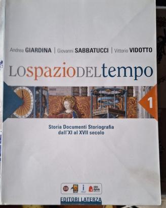 9788842114055  Lo spazio del tempo vol 1 copertina