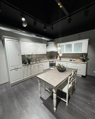 CUCINA COMPLETA ANGOLARE STILE CLASSICO MODERNO