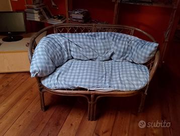 Divanetto in rattan
