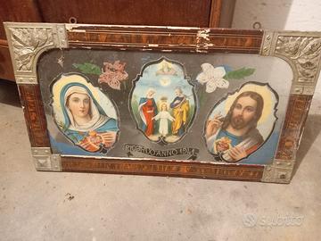 Quadretto con famiglia cristiana