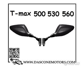 Specchietti a Manubrio Tmax Carbon Look