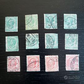 Lotto 12 Francobolli Antichi Regno d'Italia