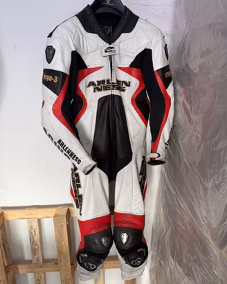 Tuta Moto in pelle intera Arlen Ness TG.50