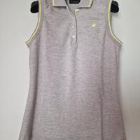 Polo Brooksfield Grigia senza maniche donna