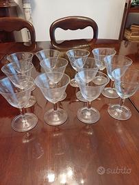 bicchieri vintage 