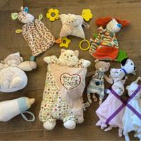 Peluche/doudou/porta ciuccio/giocattoli da mordere