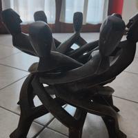 tavolino porta oggetti Africano 