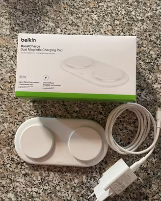 Tappetino di ricarica magnetico doppio belkin
