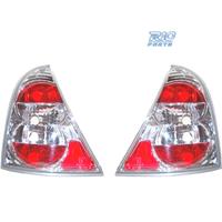 FANALI PER RENAULT CLIO 98- LOOK LEXUS FONDO CROMA