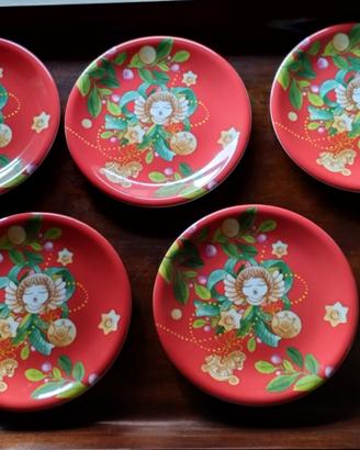 Set 10 piattini dolce abbinabili,Thun, Natale 