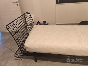 letto design singolo in ferro battuto 