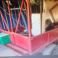 Rimorchio per motocoltivatore pasquali o motozappa