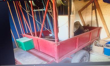 Rimorchio per motocoltivatore pasquali o motozappa