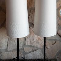 Coppia di  lampade Vintage da tavolo stile retrò. 