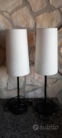 Coppia di  lampade Vintage da tavolo stile retrò. 