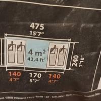 tenda vis a vis 4 posti decathlon 