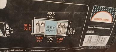 tenda vis a vis 4 posti decathlon 